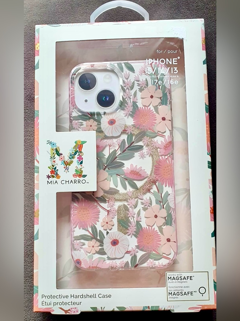 🌺 Floral Pink iPhone Case for iPhone 15/14/13 / 17e/16e